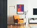 Vintage abstrakt poster Richard Baringer Galerie Bertha Schaefer 1963