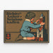 Vintageposter Richter's Anker Steinbaukasten - Barnväggdekoration — inramlat konstverk på väggen