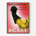 Vintage affisch Ricilax väggdekor kraftfull och mjuk