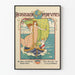Vintageposter Ricksecker Perfumes – Elegant väggdekoration