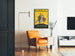 Vintageposter Ride The Book Trail för utbildande väggdekoration