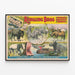 Vintageposter Ringling Bros World's Greatest Shows - Väggdekoration med djurmotiv — inramlat konstverk på väggen