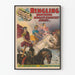 Vintageposter Ringling Brothers kurser hippodrom romersk