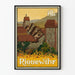 Vintageposter Riquewihr bys i Alsace