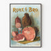 Vintageposter Rohe & Bro. Charcuteri Fint