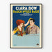 Vintage filmposter Rough House Rosie med Clara Bow