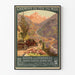 Vintageaffisch Route des Pyrénées - Vintage väggdekoration Artem Legrand