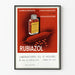 Vintageposter Rubiazol - Retro medicinsk väggdekoration