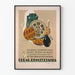 Vintage dekorativ poster för landsbygds Pennsylvania konst keramik