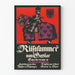 Vintageposter för utställningen Rüstkammer i Goslar