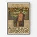 Vintageposter för Sachsen-Thüringens industri- och handelsutställning 1897