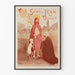 Vintage dekorativ poster av Saint-Jean-du-Doigt