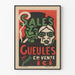 Vintageaffisch Sales Gueules av Jossot - Konstnärlig Väggdekoration