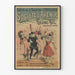 Vintageposter av Grand Bal masqué Charleroi Société l'Avenir