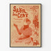 Vintageaffisch för Salon des Cent för retro väggdekoration