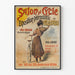 Vintageposter för Salon du Cycle Internationella Utställning av Cykel 1894