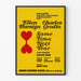 Teaterposter Same Time Next Year - Vintage estetik och elegant typografi
