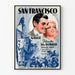 Vintageposter av San Francisco med Clark Gable och Jeanette MacDonald