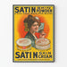 Vintageposter Satin Skin Cream och Satin Skin Powder