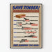 Vintageposter Save Timber Woods of War