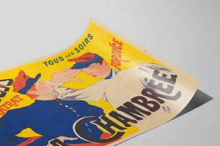Vintage Scala-Poster för väggdekoration i Chambrée — vy av konstverket