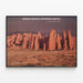 Dekorativ poster av landskap Arches National Monument Utah — inramlat konstverk på väggen
