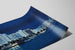 Miami Beach Skyline Nattbild Poster — vy av konstverket