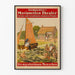 Vintageposter av Marionnettes Schichtl's Familjeteater