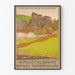 Vintageposter Schloss Burg bei Rodersdorf Birsigtalbahn Basel Rodersdorf