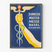 Vintageposter Schweizer Mustermesse Basel 1929 väggdekoration