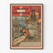 Gammal schweizisk utställningsposter 1896 Genève väggdekoration vintage