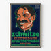 Vintageposter Schwitze Kreuz Thermalbad - Retro väggdekoration