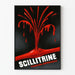 Vintageposter för blodtrycksmätning med Scillitrine
