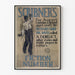 Vintageaffisch Scribner's Fiction Number - Poster för väggdekoration med litterär stil