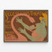 Poster av Secessions Teatern Alexanderplatz - Vintage väggdekoration — inramlat konstverk på väggen