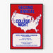 Vintageposter Andra Årliga College Night - Amerikansk Väggdekoration