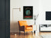 Vintageposter Sedalby Baillly med stiliserad blad som väggdekoration