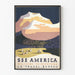 Vintageposter See America Välkommen till Montana
