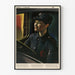 Vintage militärposter "Seeing It Through" kvinna vid ratten