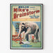 Vintageaffisch Mike's Brainstorm med rolig elefant