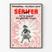 Vintageaffisch Sérifer - medicinsk och vetenskaplig väggdekoration
