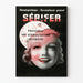 Vintageposter Sérifer väggdekoration hälsa