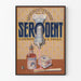 Vintageposter Serodent - Reklamväggdekoration för tandvård