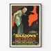 Vintagefilmaffisch Shadows med Lon Chaney