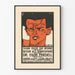 Vintageposter för konferens Egon Friedell 'Shaw eller ironin'