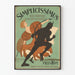 Vintageposter Simplicissimus illustrerad Wochen Schrift