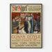 Vintageposter av Sir Nigel av Conan Doyle för väggdekoration