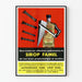 Vintageposter för Sirop Famel – Reklamväggdekoration för andningshälsa
