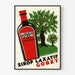 Vintageposter för Laxativsirup Gobey väggdekoration i retrostil