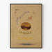 Vintage dekorativ poster "Sketches of Home Scenery" med sjö- och havslandskap